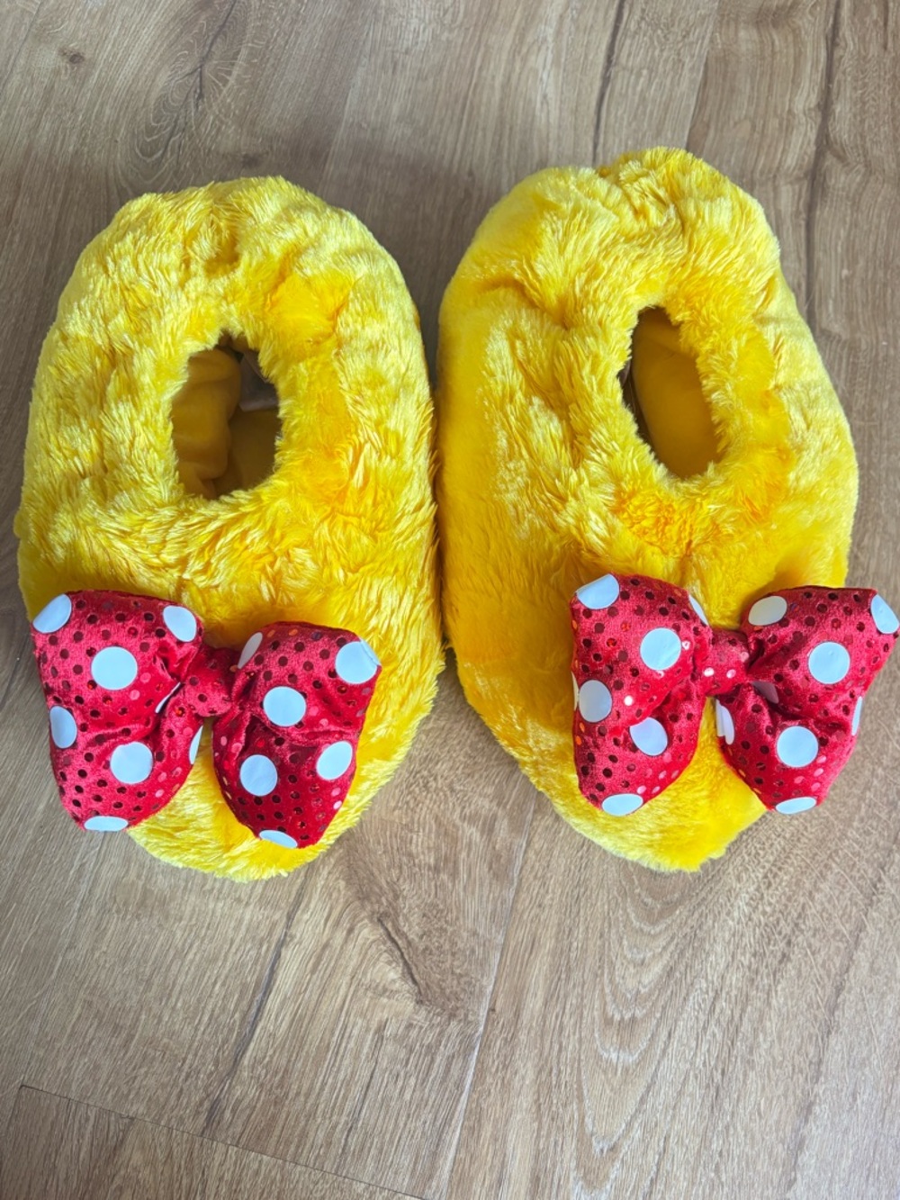 Disney Plush Toy - Bright Yellow Fuzzy Character